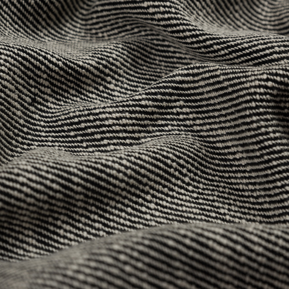 Rag & Bone Black and White Stretch Virgin Wool Twill Detail